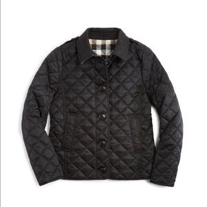 Burberry kids Diamond quilt jacket size 5